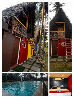 Nature swimming pool resort